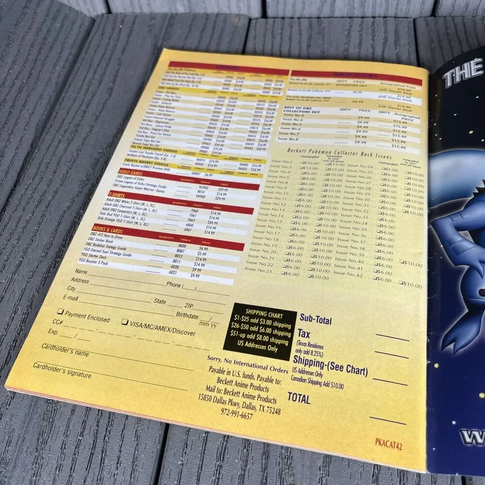 Yugioh Gundam BECKETT POKEMON & ANIME COLLECTOR MAGAZINE - 2/2003 #42 W/ POSTER